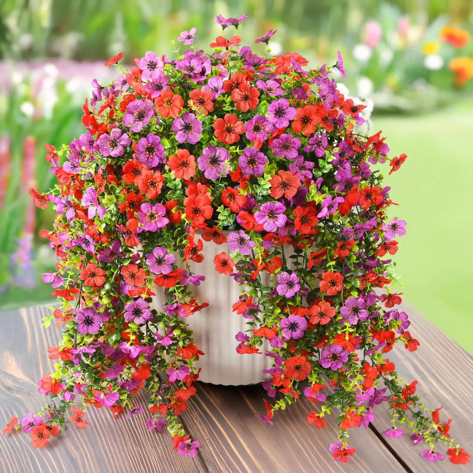 2PCS Artificial Hanging Flower - đánh giá và giá Eucalyptus Preserved