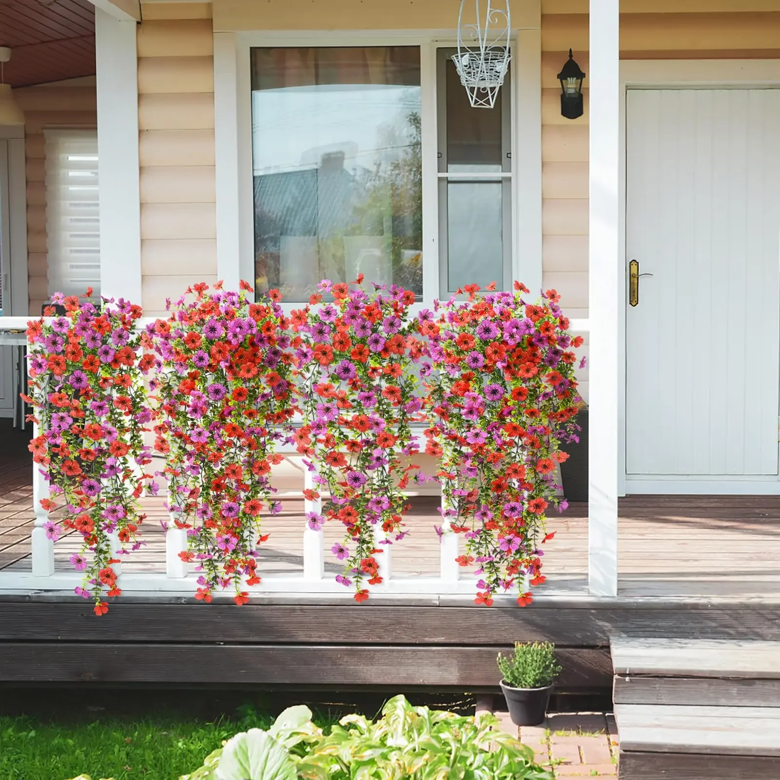 2PCS Artificial Hanging Flower - đánh giá và giá Eucalyptus Preserved