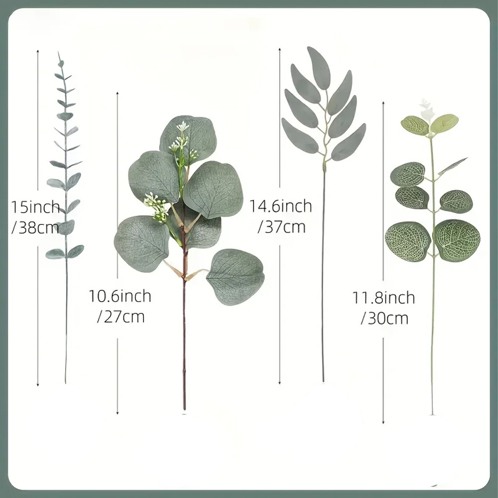 50/90PCS Artificial Flowers Bo - đánh giá và giá Eucalyptus Preserved