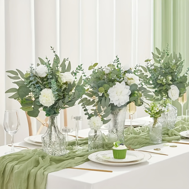 50/90PCS Artificial Flowers Bo - đánh giá và giá Eucalyptus Preserved