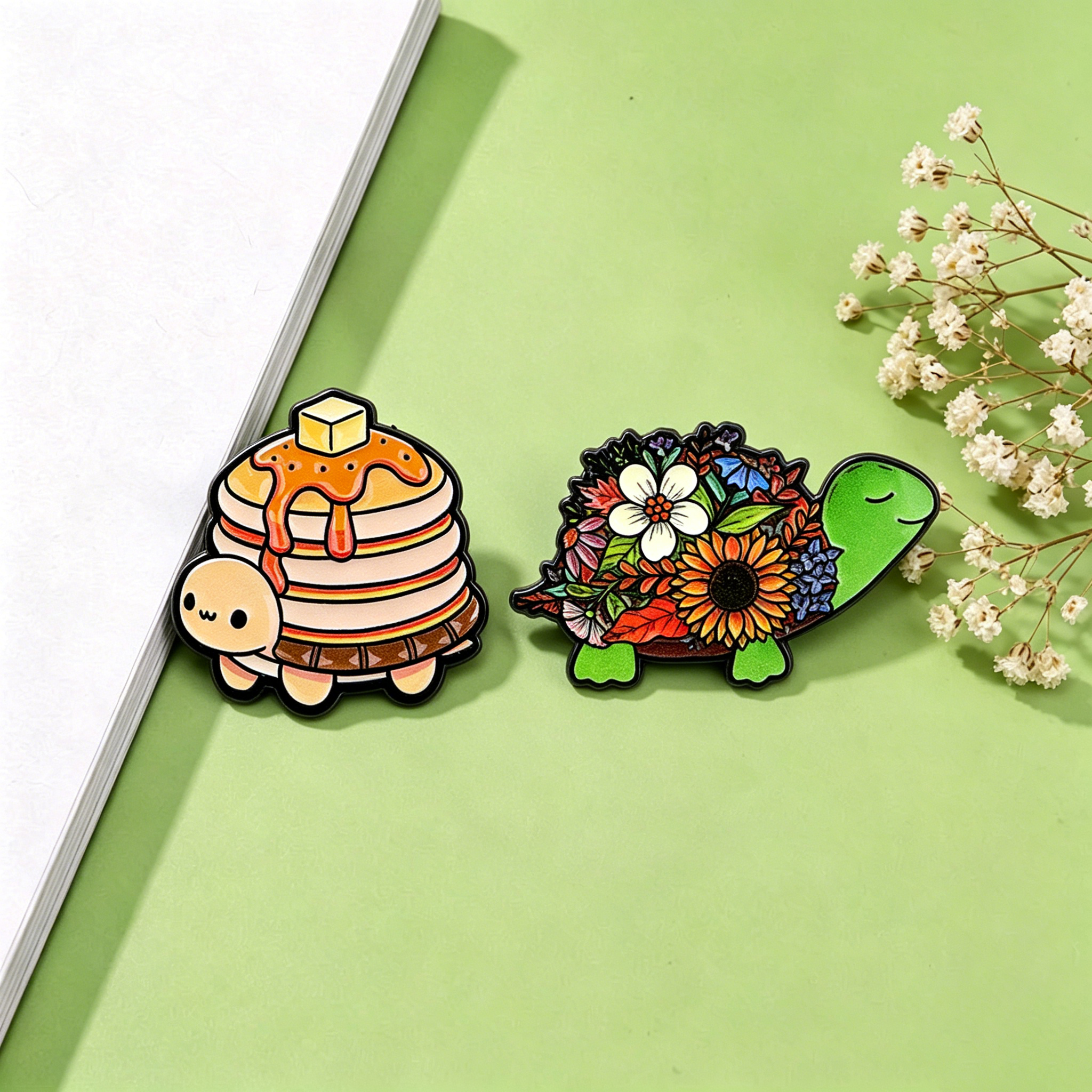 Pancake & Flower Turtle Enamel - đánh giá và giá Supply Florist