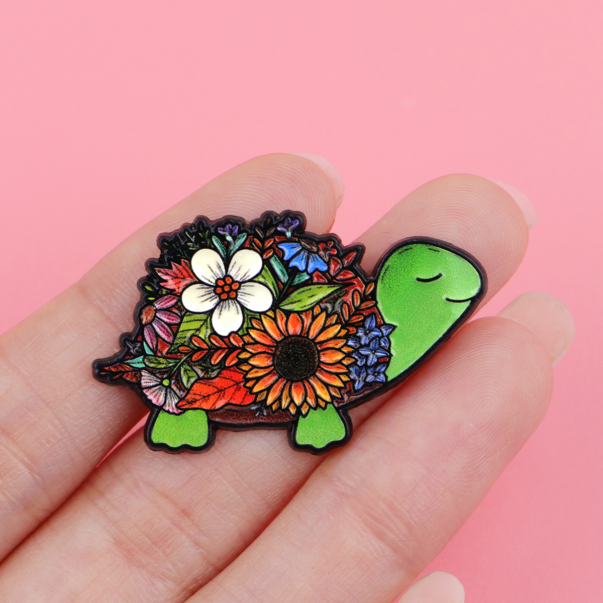 Pancake & Flower Turtle Enamel - đánh giá và giá Supply Florist