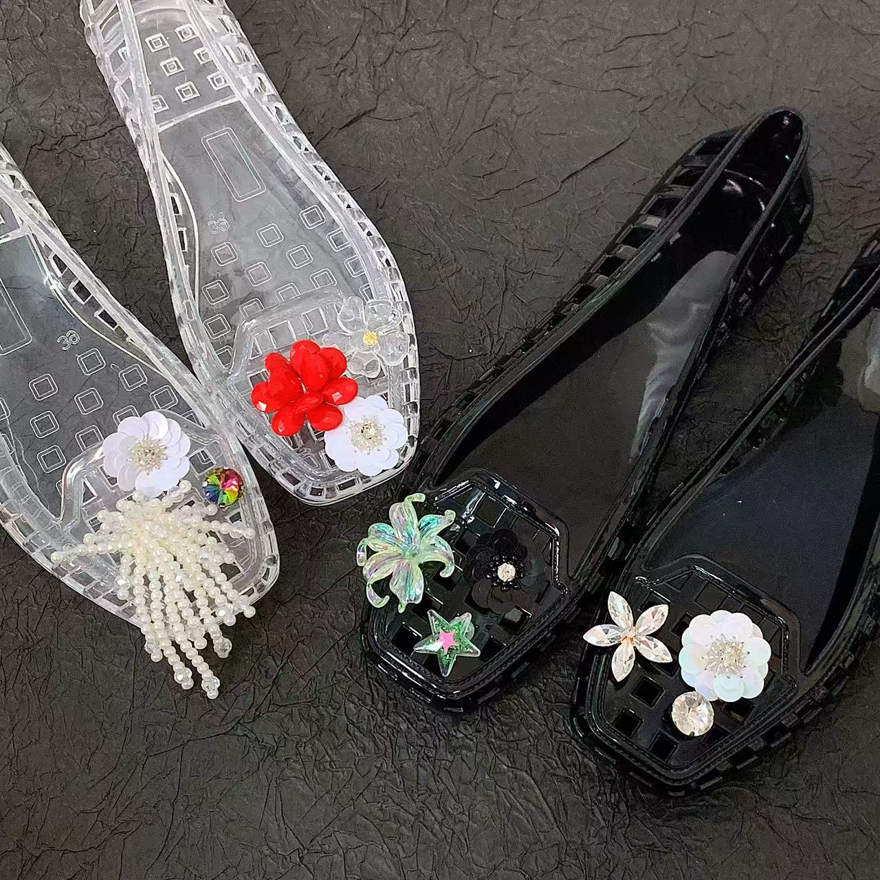 Jelly Crystal Shoes for Women, - đánh giá và giá Supply Florist