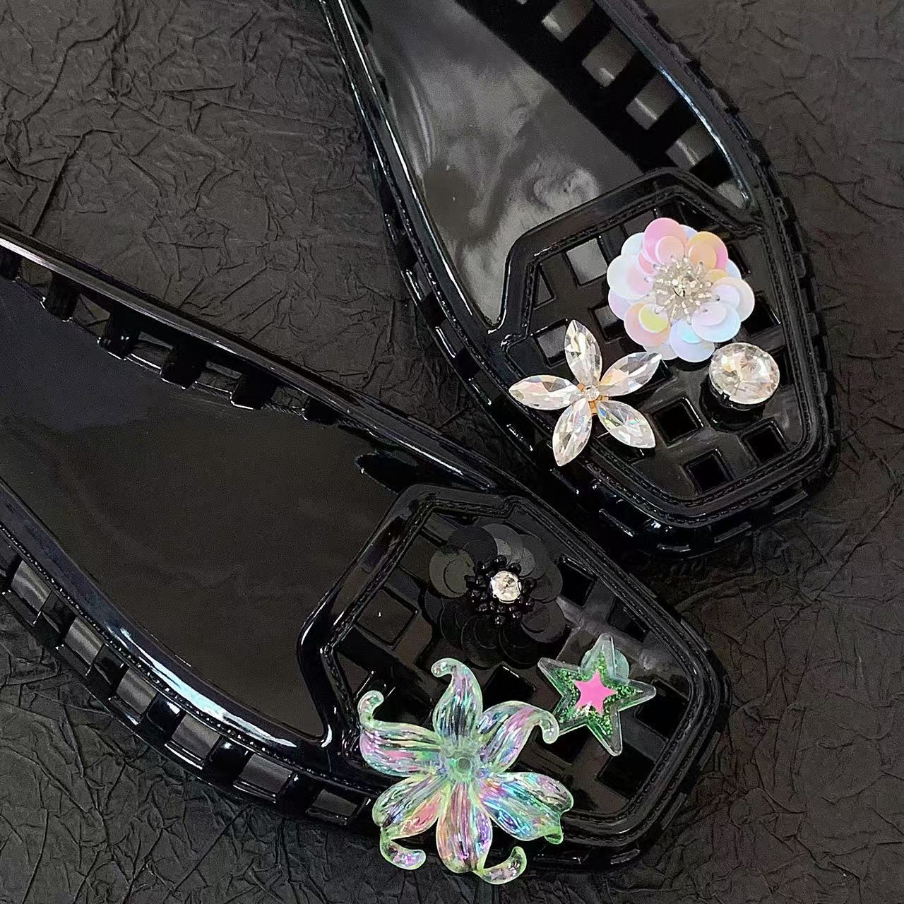 Jelly Crystal Shoes for Women, - đánh giá và giá Supply Florist