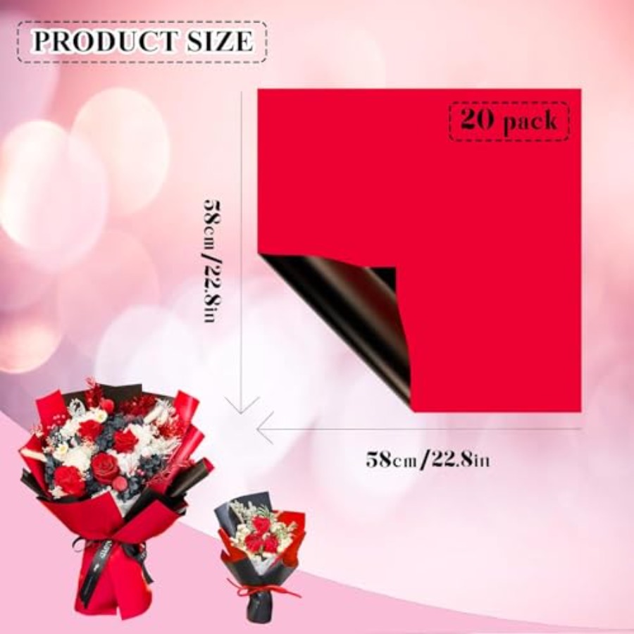 20 Sheets Flower Wrapping Pape - đánh giá và giá Supply Florist