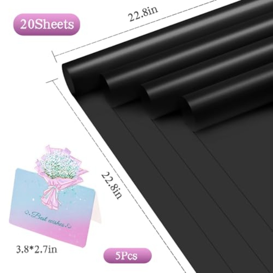20 Sheets Flower Wrapping Pape - đánh giá và giá Supply Florist