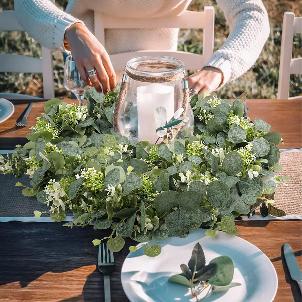 Artificial Eucalyptus Garland  - đánh giá và giá Eucalyptus Preserved