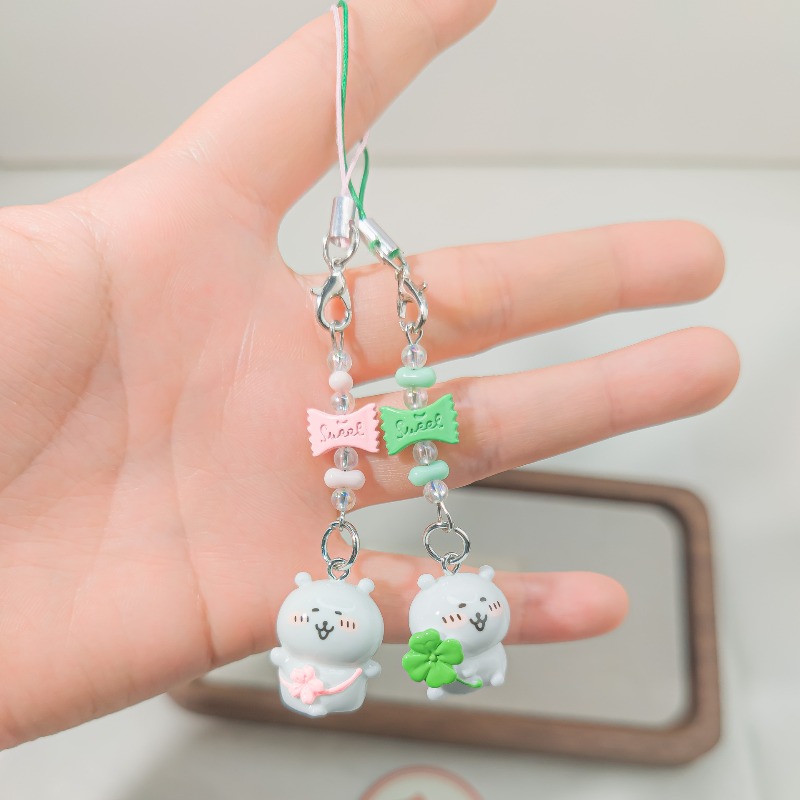 Cute Beaded Phone Strap Pink G - đánh giá và giá Supply Florist